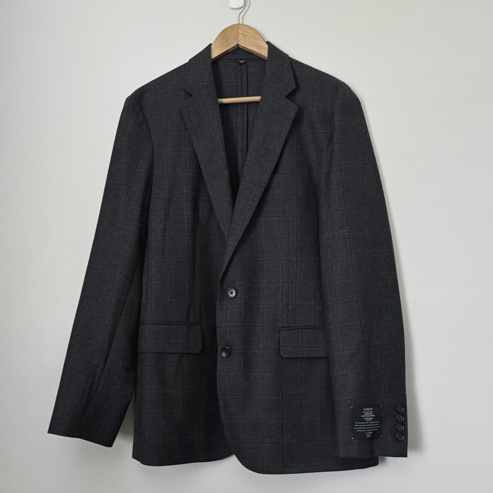J. Crew Ludlow Slim-fit cotton-wool blend Blazer
